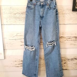 Size 29/8 ZARA wide leg jeans